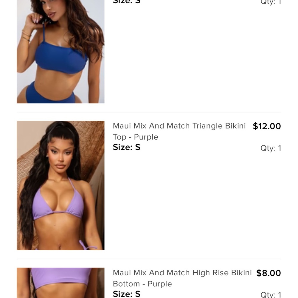 FashionNova bathing suits bundle!!